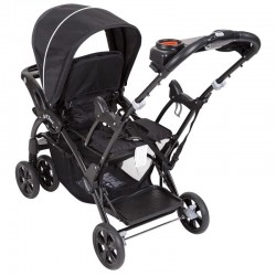 Coche Doble Sit N' Stand Onyx con 2 asientos infantiles Baby Trend