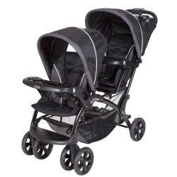 Coche Doble Sit N' Stand Onyx Baby Trend