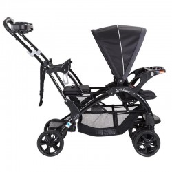 Coche Doble Sit N' Stand Onyx con 1 asientos infantiles Baby Trend