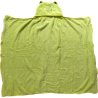 Mantita verde con capucha Baby rana