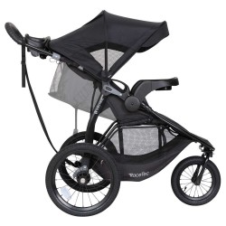 Coche Jogger baby Trend Race Tec Ultra Black con asiento infantil