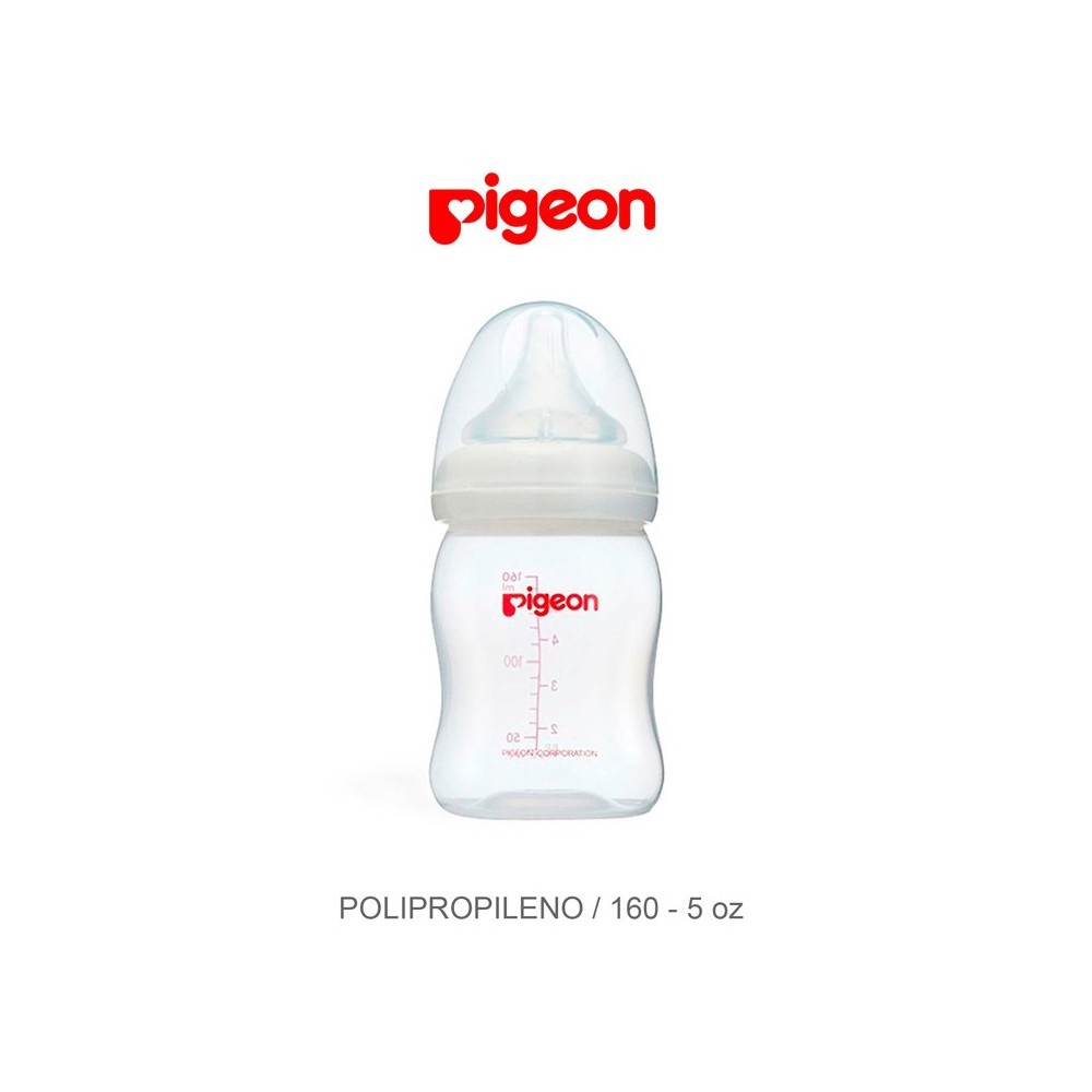 Mamadera 160ml 0 a 3 meses Pigeon Softouch polipropileno