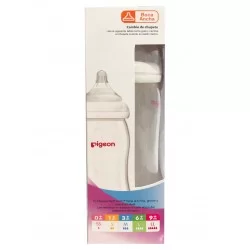 Mamadera 330ml Pigeon Softouch polipropileno +6m