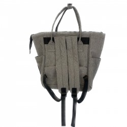 Bolso Maternal y Mochila 2 en 1Gris