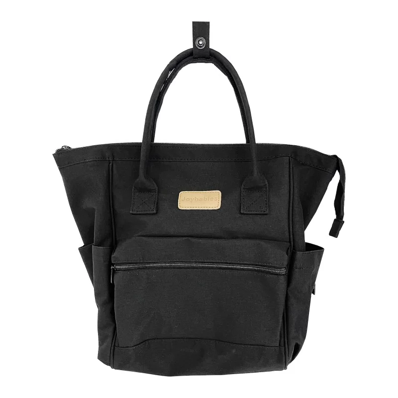 Bolso Maternal y Mochila 2 en negro impermeable Bolso Maternal y Mochila 2 en negro impermeable