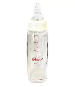 Mamadera de Vidrio 240ml Pigeon  flexible