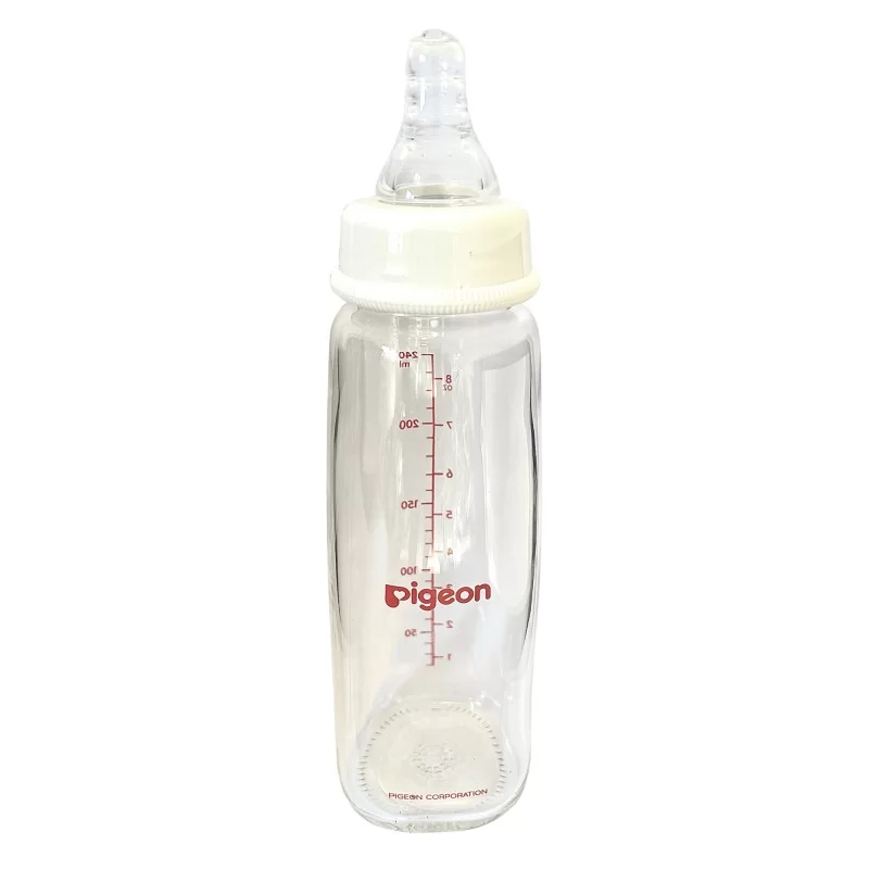 Mamadera de Vidrio 240ml Pigeon flexible