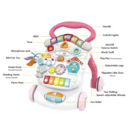 Caminador multifuncional 3 en 1 Kids Melody