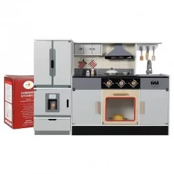 Cocina de madera didáctica combinada tipo C