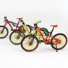 Bicicleta mtb escala 1:10 yellow, coleccionable