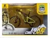 Bicicleta mtb escala 1:10 yellow, coleccionable