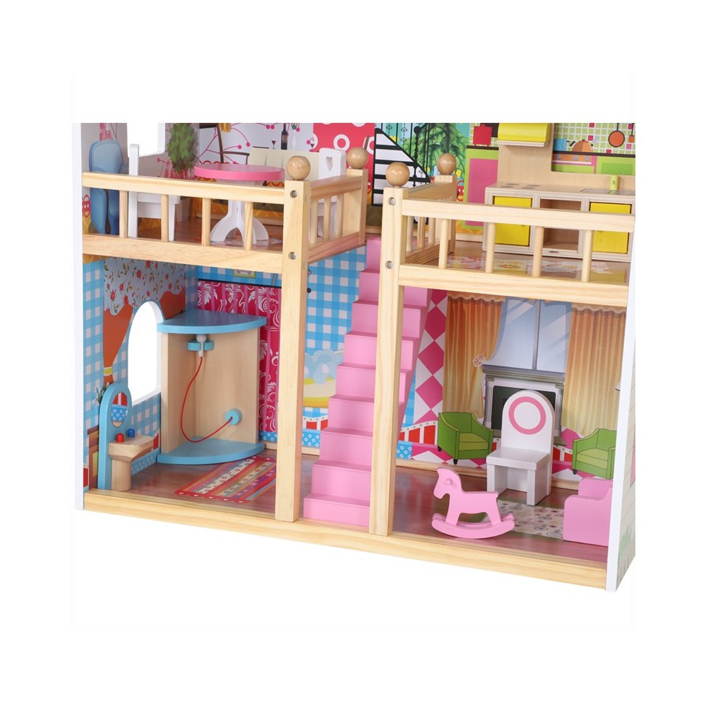 Casita de Muñecas Corazon rosa