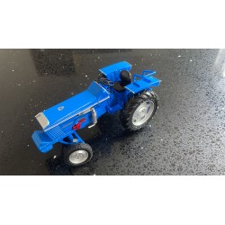 Tractor escala Kaidiwei azul 1:18 colección