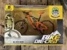 Bicicleta mtb escala 1:10 naranja, coleccionable