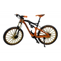 Bicicleta mtb escala 1:10 naranja, coleccionable