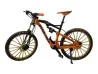 Bicicleta mtb escala 1:10 naranja, coleccionable