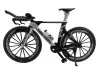 Bicicleta ruta escala 1:10 gris, coleccionable