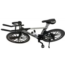 Bicicleta ruta escala 1:10 gris, coleccionable