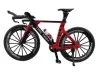 Bicicleta ruta escala 1:10 roja, coleccionable