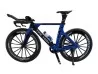 Bicicleta ruta escala 1:10 azul, coleccionable