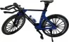 Bicicleta ruta escala 1:10 azul, coleccionable
