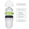 Mamadera Silicona Flexible CoBaby 250 ml verde