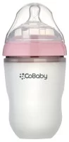 Mamadera Silicona Flexible CoBaby 250 ml rosada
