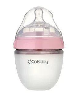 Mamadera Silicona Flexible CoBaby 150 ml rosa