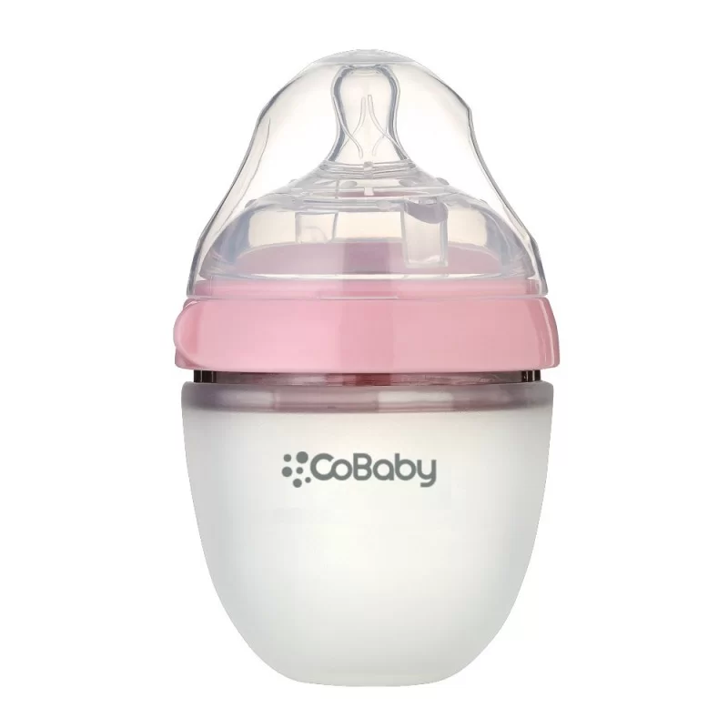 Mamadera Silicona Flexible CoBaby 150 ml rosa Mamadera Silicona Flexible CoBaby 150 ml rosa