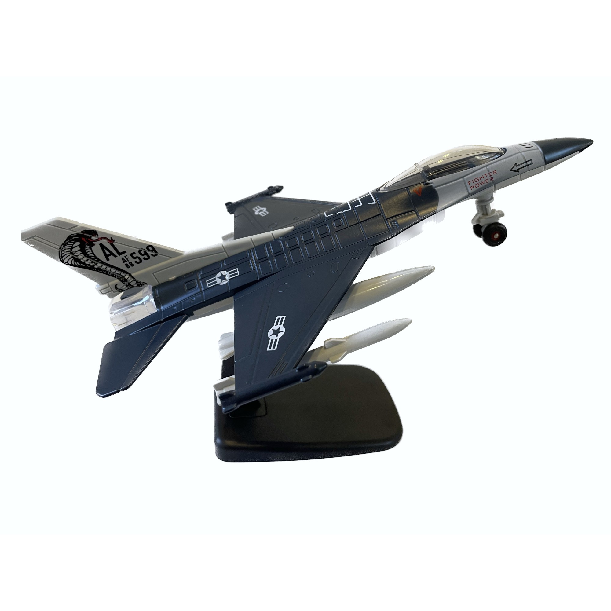 Avion F16 cobra escala 1:72 Metal Plane