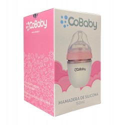 Mamadera Silicona Flexible CoBaby 150 ml rosa