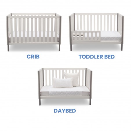 Cuna de madera solida convertible 3 en 1 Milo
