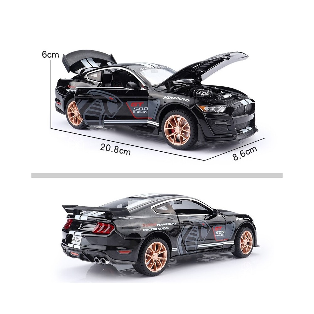 Ford Mustang Shelby GT500 escala 1:24 negro