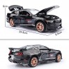 Ford Mustang Shelby GT500 escala 1:24 negro