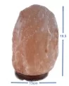Lampara De Sal Rosada De Himalaya 3- 4kg Hecha En Pakistan