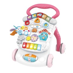 Caminador multifuncional 3 en 1 Rosa Kids Melody