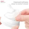 Mamadera vidrio 160ml 0 a 3 meses Pigeon Softouch