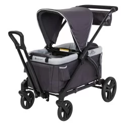 Carro Paseo wagon y coche doble MUV Liberty Midnight 2 en 1