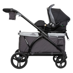 Carro Paseo wagon  y coche doble MUV Liberty Midnight 2 en 1