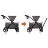 Carro Paseo wagon y coche doble MUV Liberty Midnight 2 en 1