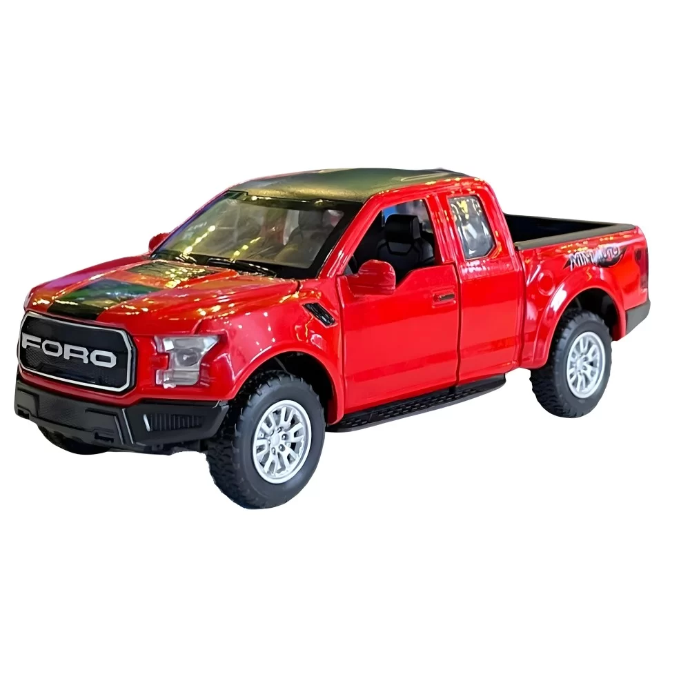 FORD RAPTOR F-150 ESCALA 1:32 ROJA MINIAUTO FORD RAPTOR F-150 ESCALA 1:32 ROJA MINIAUTO