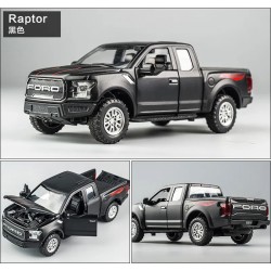 FORD RAPTOR F-150 ESCALA 1:32 NEGRA MINIAUTO