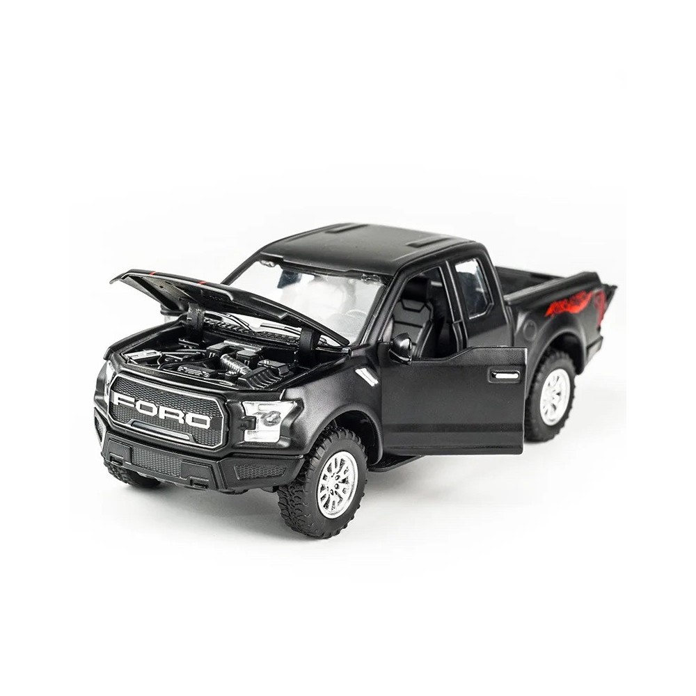 FORD RAPTOR F-150 ESCALA 1:32 NEGRA MINIAUTO
