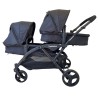 Coche doble CoBaby TwinMax black