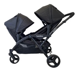 Coche doble CoBaby TwinMax black