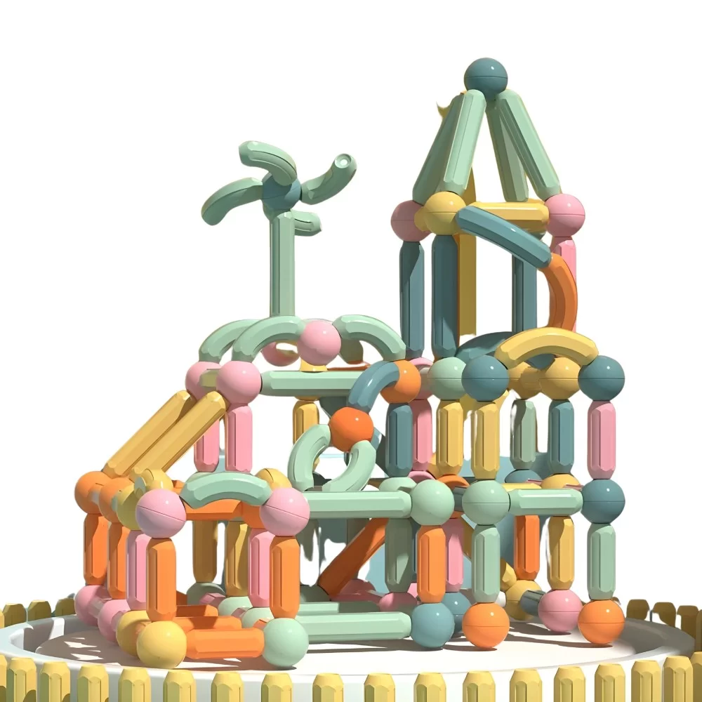 Magneticos didacticos 176 piezas para construcción en bloque Magneticos didacticos 176 piezas para construcción en bloque