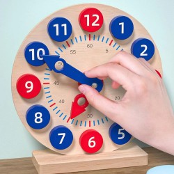 RELOJ MONTESSORI DE MADERA