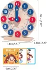 RELOJ MONTESSORI DE MADERA