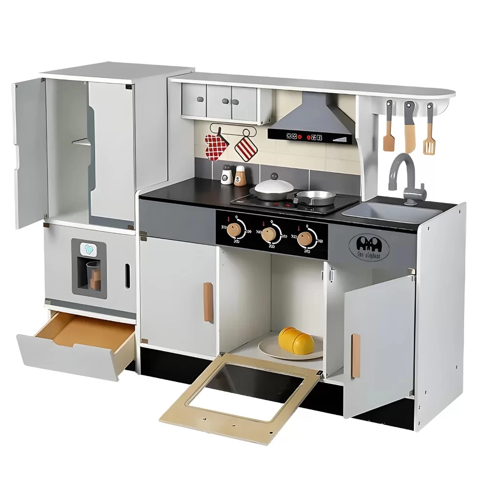 Cocina didactica DE MADERA combinada tipo C Cocina didactica DE MADERA combinada tipo C