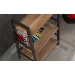 Estante escalonado de 3 repisas